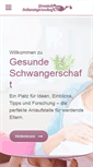 Mobile Screenshot of gesundeschwangerschaft.com